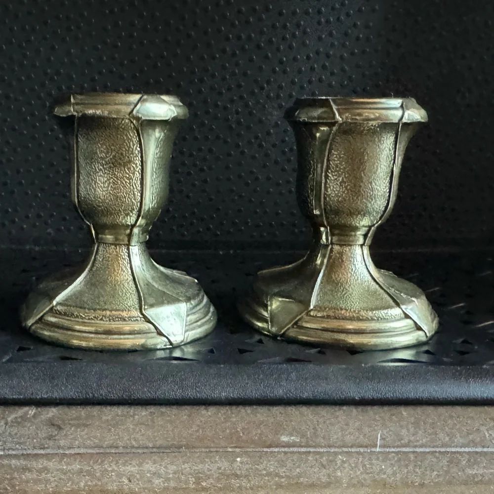 Vintage Brass Taper Candle Holder